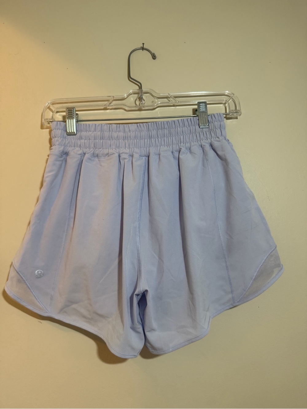 Lululemon hotty hot shorts- periwinkle/ light lavender! - Picture 2 of 3